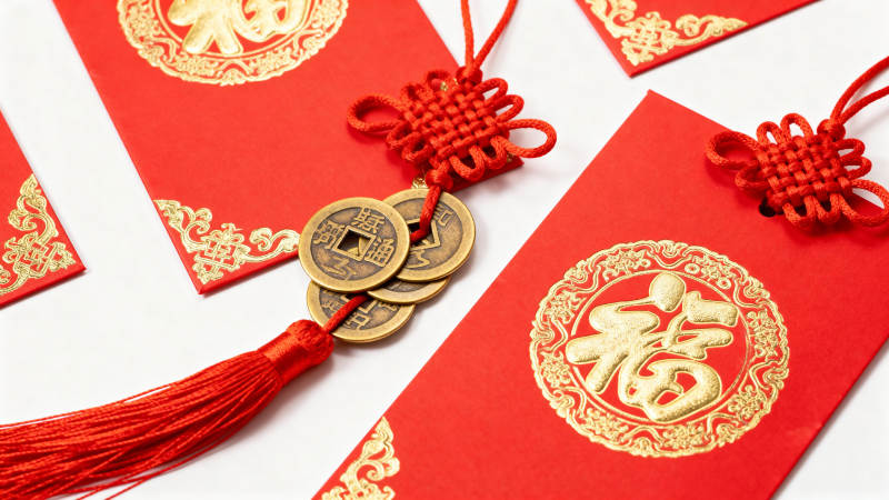 新春福袋喜庆迎春图片