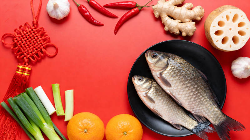 年味食材拼盘图片