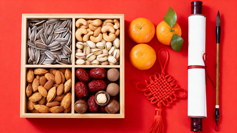 新春坚果礼盒图片