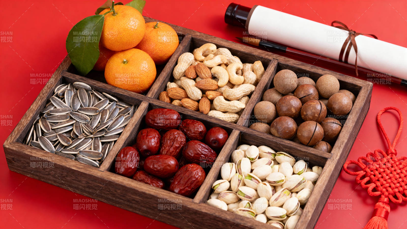 年货坚果礼盒图片