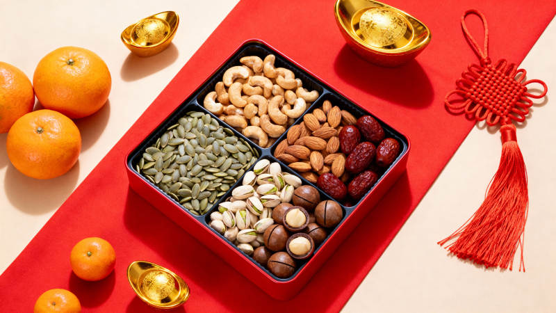 新春坚果礼盒图片