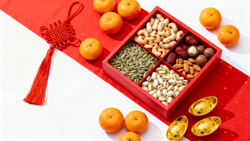 新春坚果礼盒图片