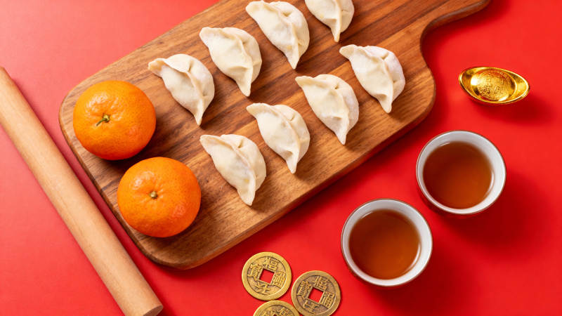 春节美食摆盘图片