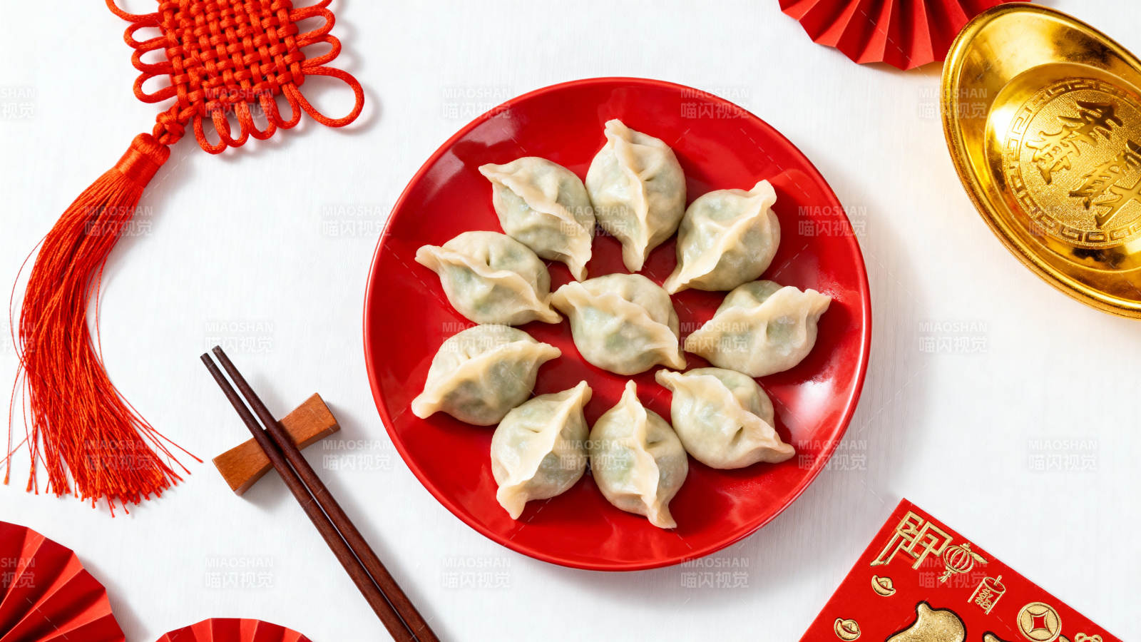 春节饺子盛宴图片