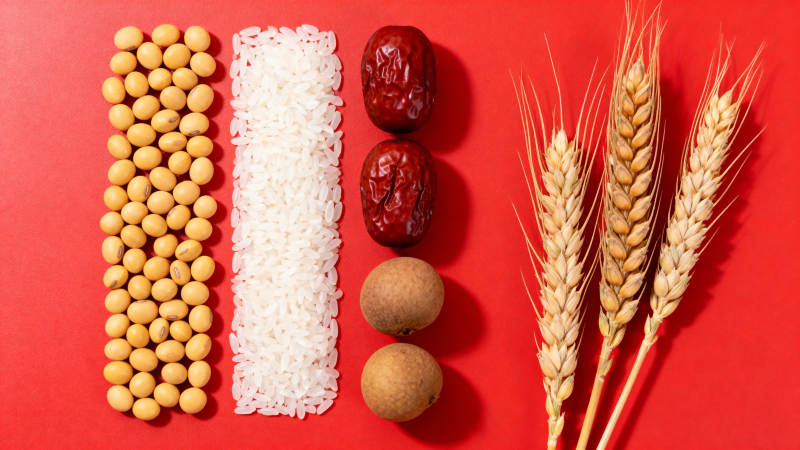 五谷杂粮养生图图片