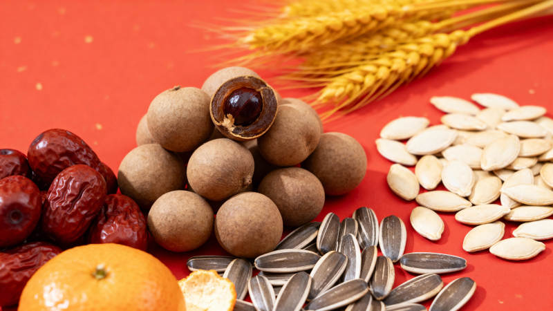 丰收果实与谷物图片