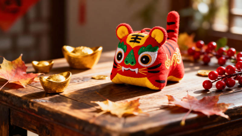 虎年吉祥物摆件图片