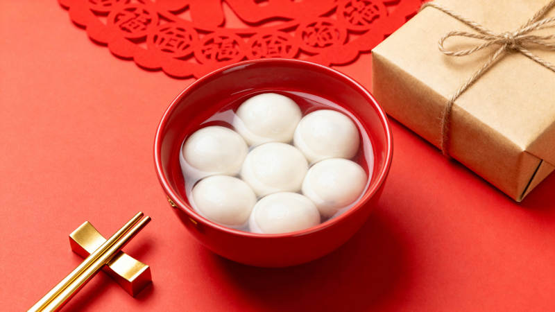 元宵佳节团圆饭图片