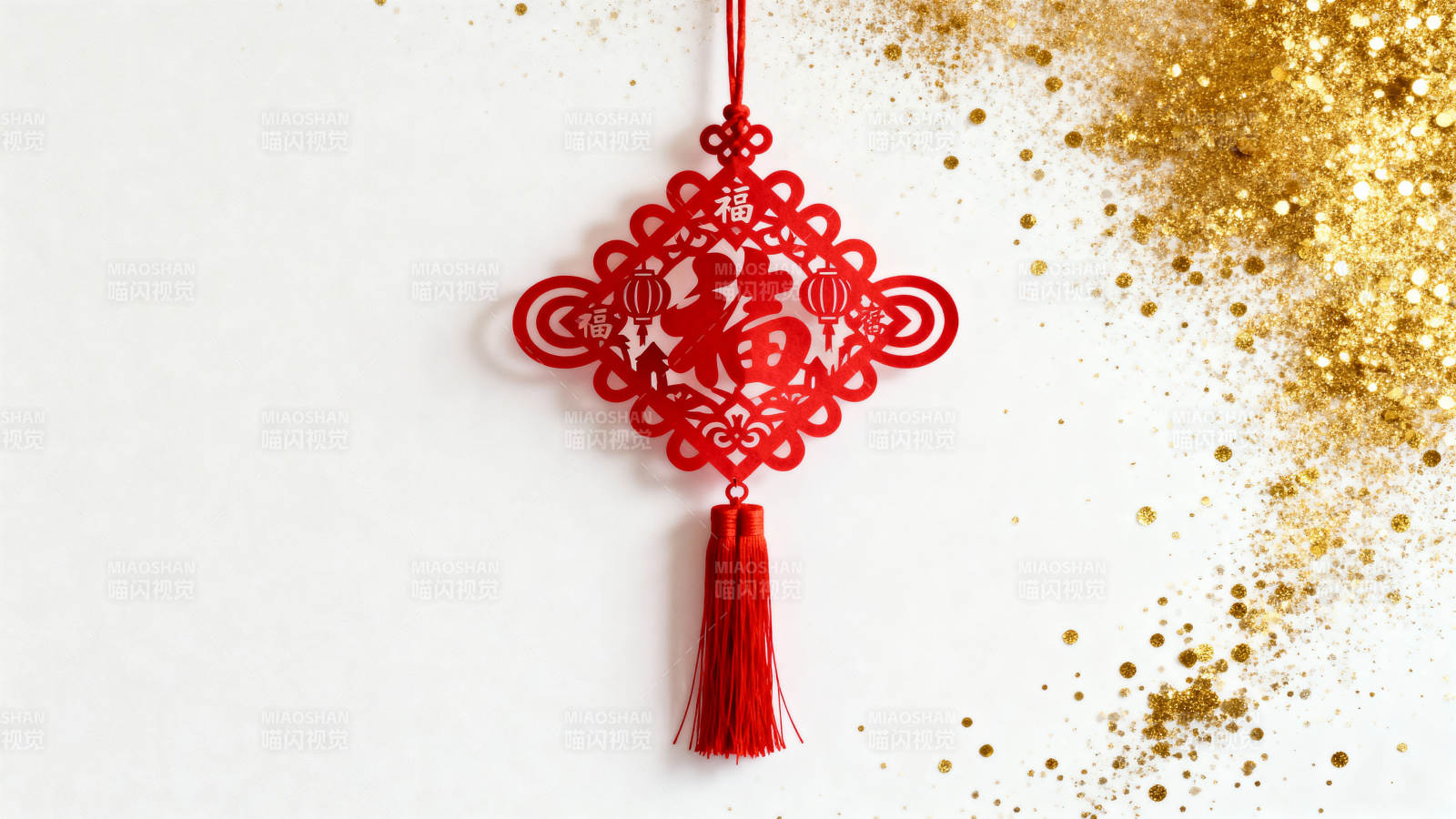 新春福字挂饰图片