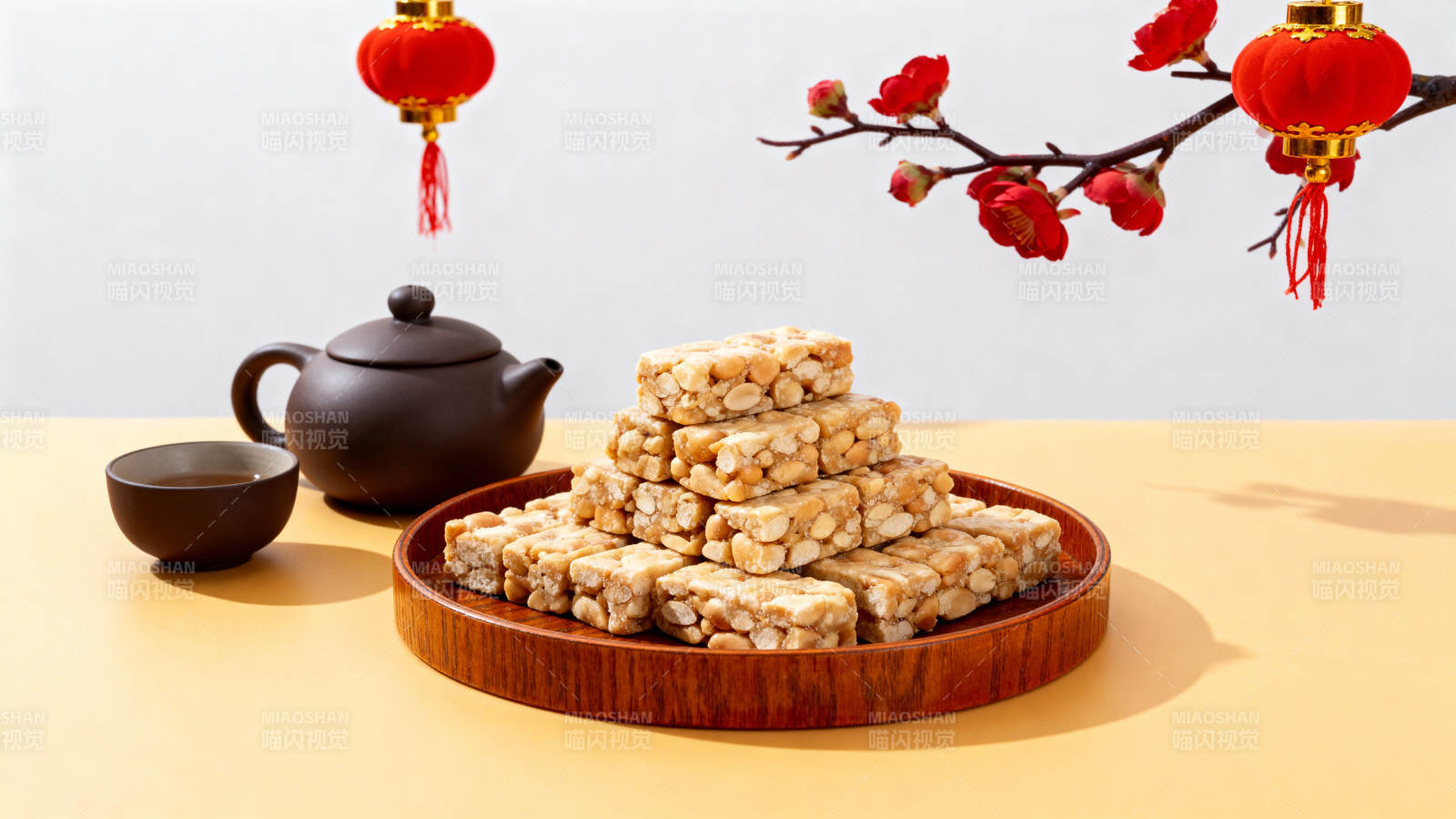 年味糕点 茶香相伴图片