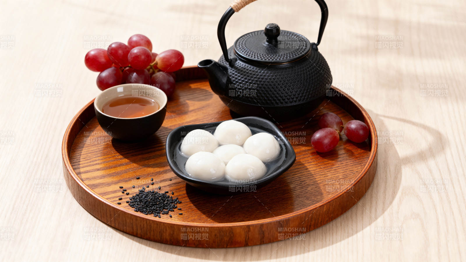 茶点果盘静物图片