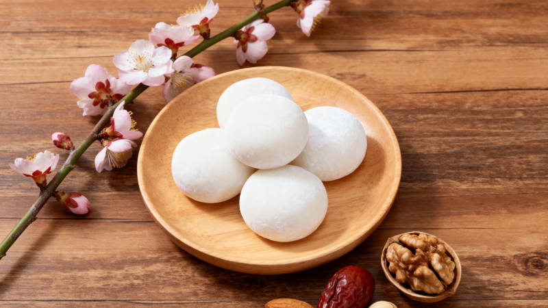 元宵节美食摆盘图片