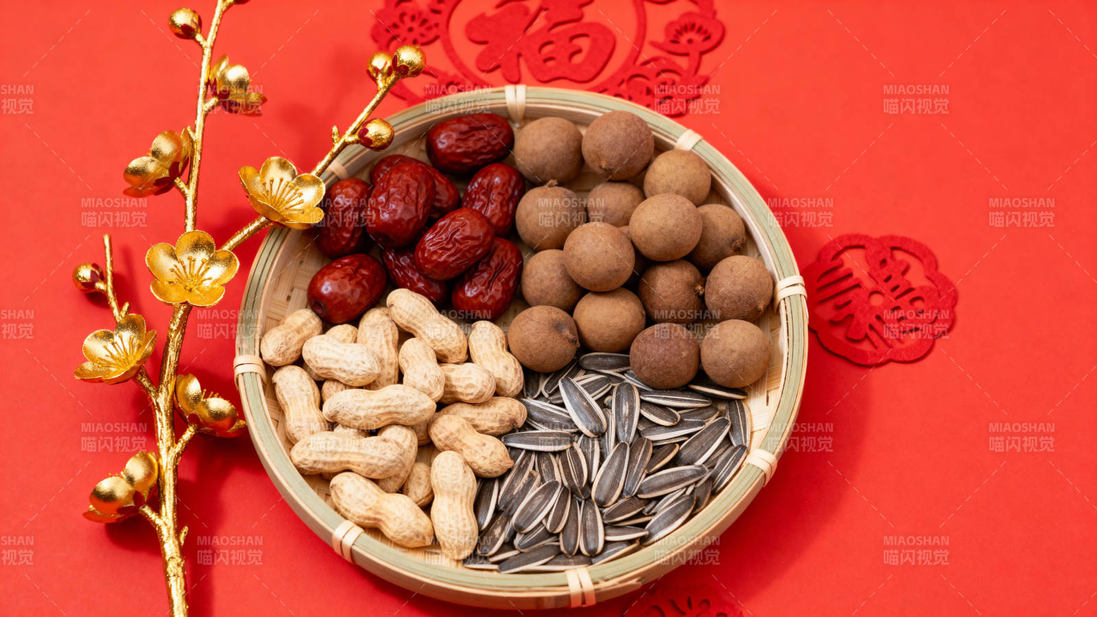 年味坚果盘图片