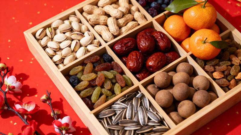 坚果果干拼盘图片