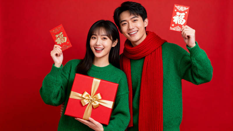 新年喜庆送祝福图片