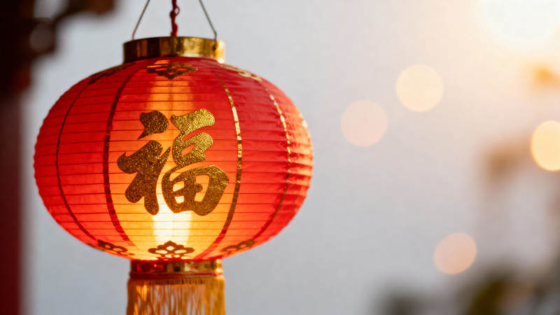 福字红灯笼图片