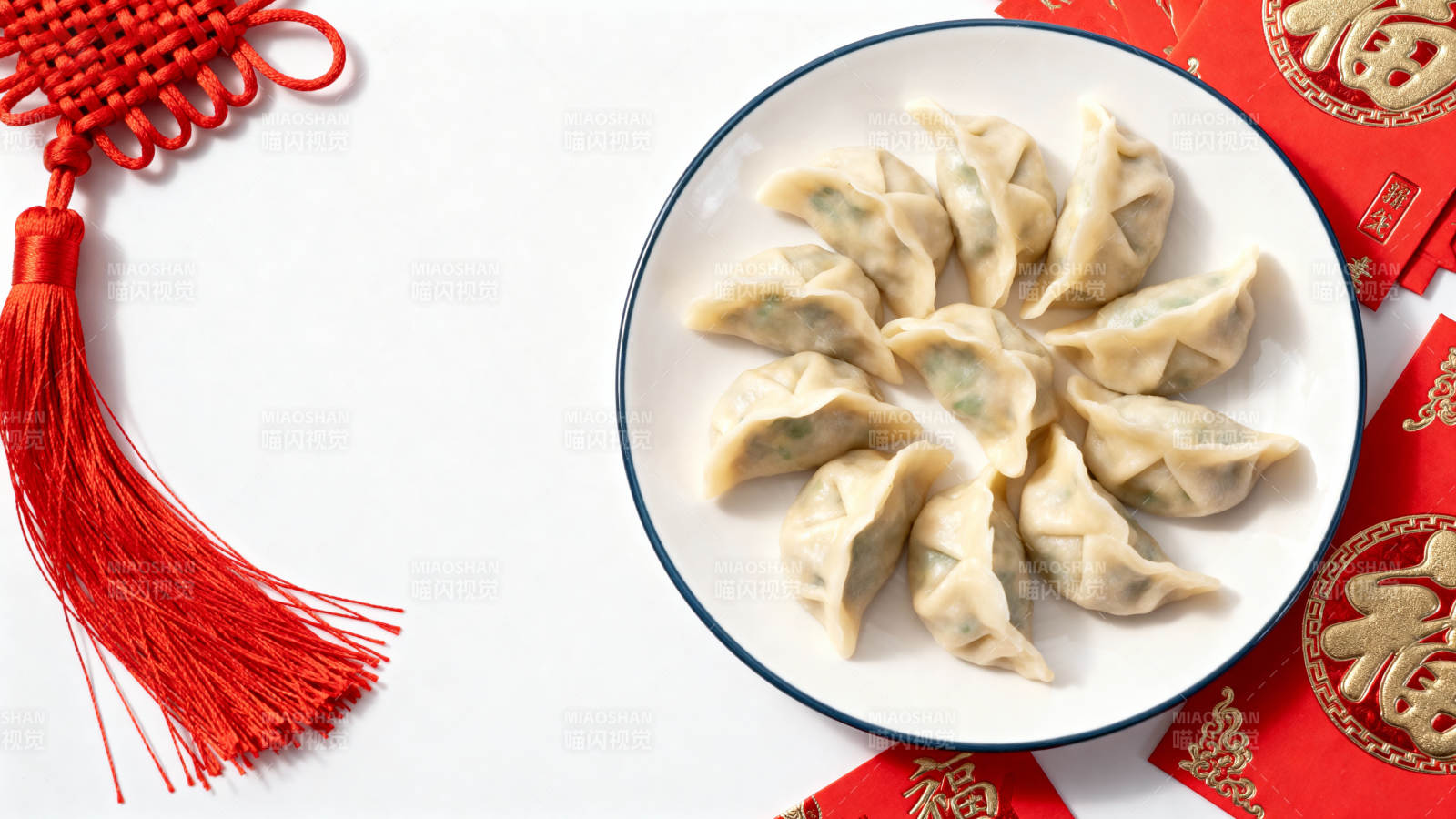 饺子迎春 福满人间图片