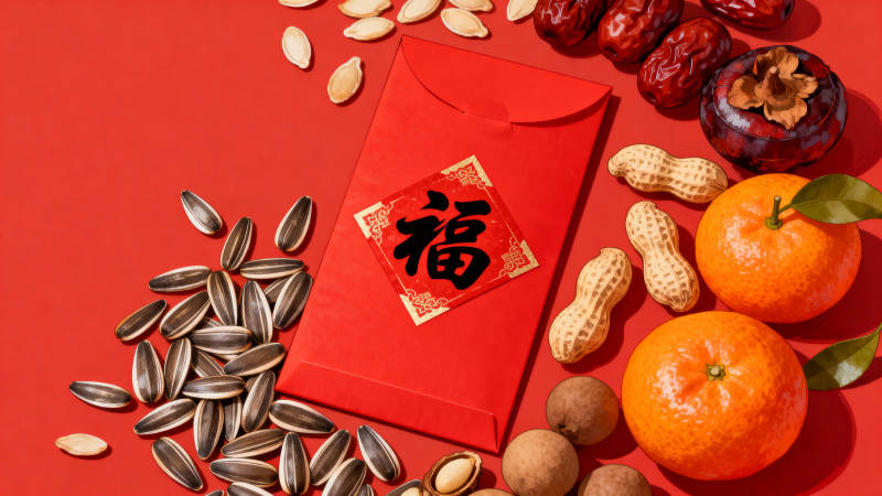 新春福字红包礼图片