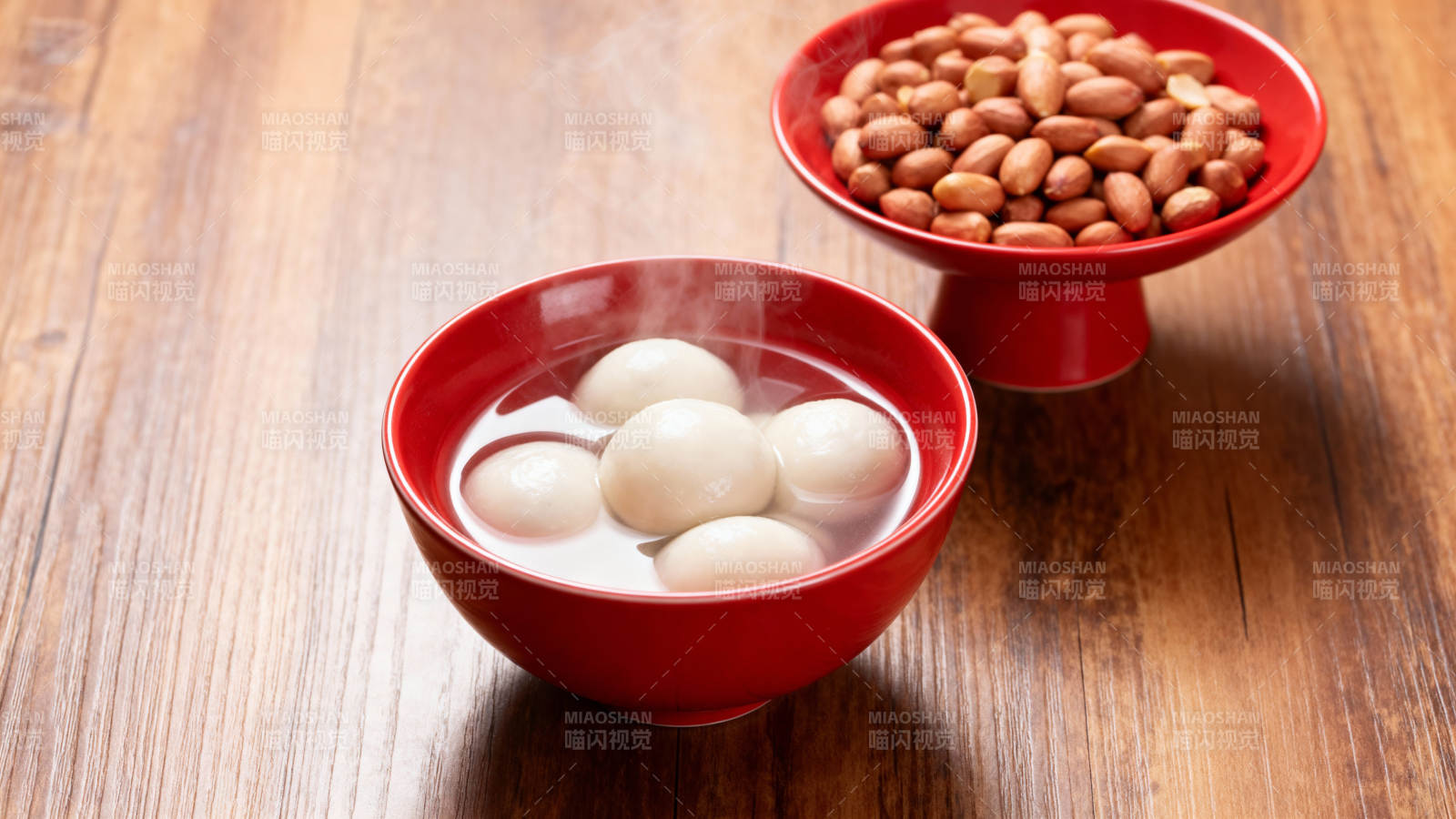 汤圆与花生米图片