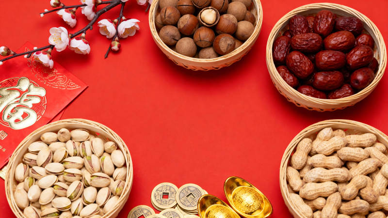 新春坚果礼盒图片