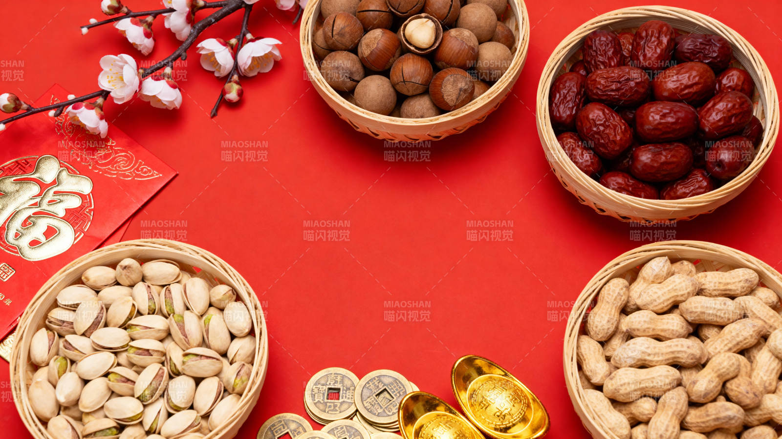 新春坚果礼盒图片