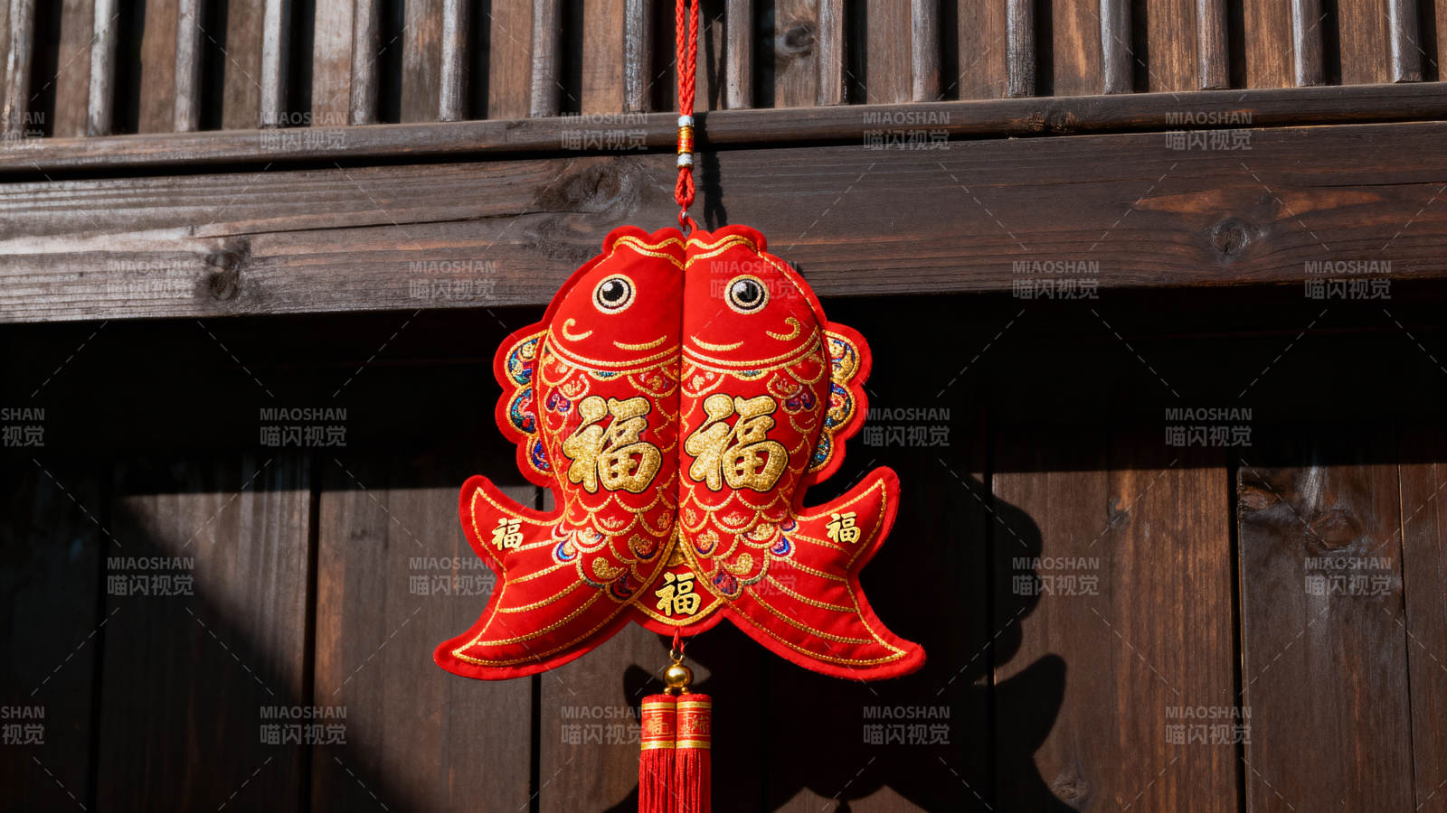 双鱼福字挂饰图片