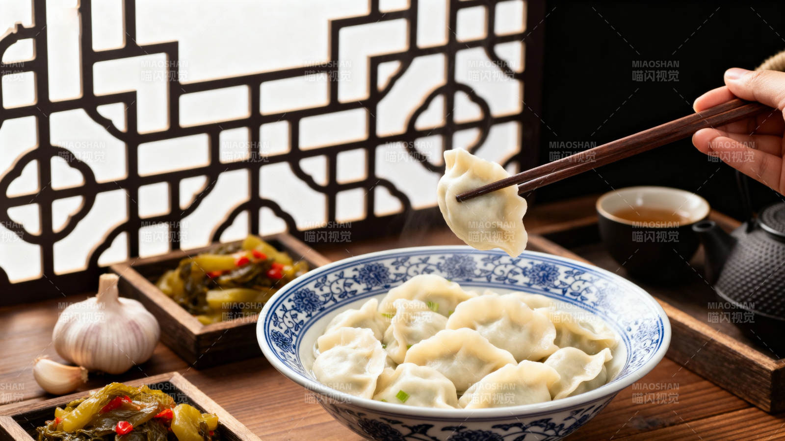 饺子宴 美味佳肴图片