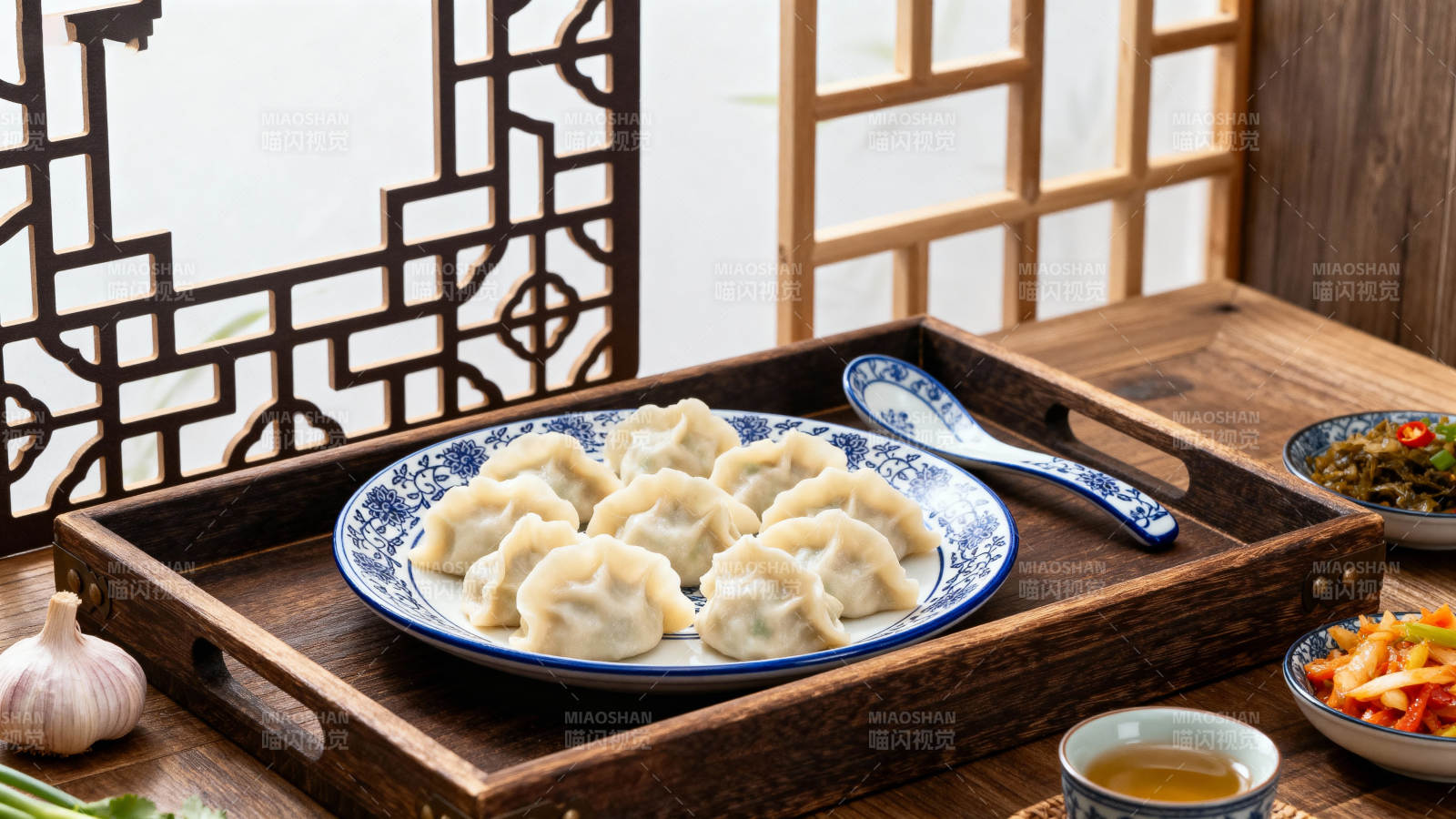 饺子宴客 美味呈现图片