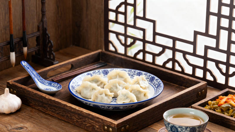 饺子茶点雅韵图片