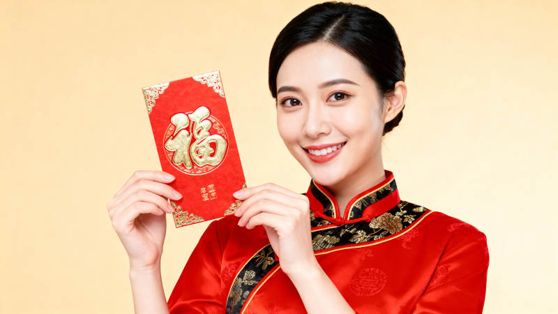 新春福袋迎好运图片