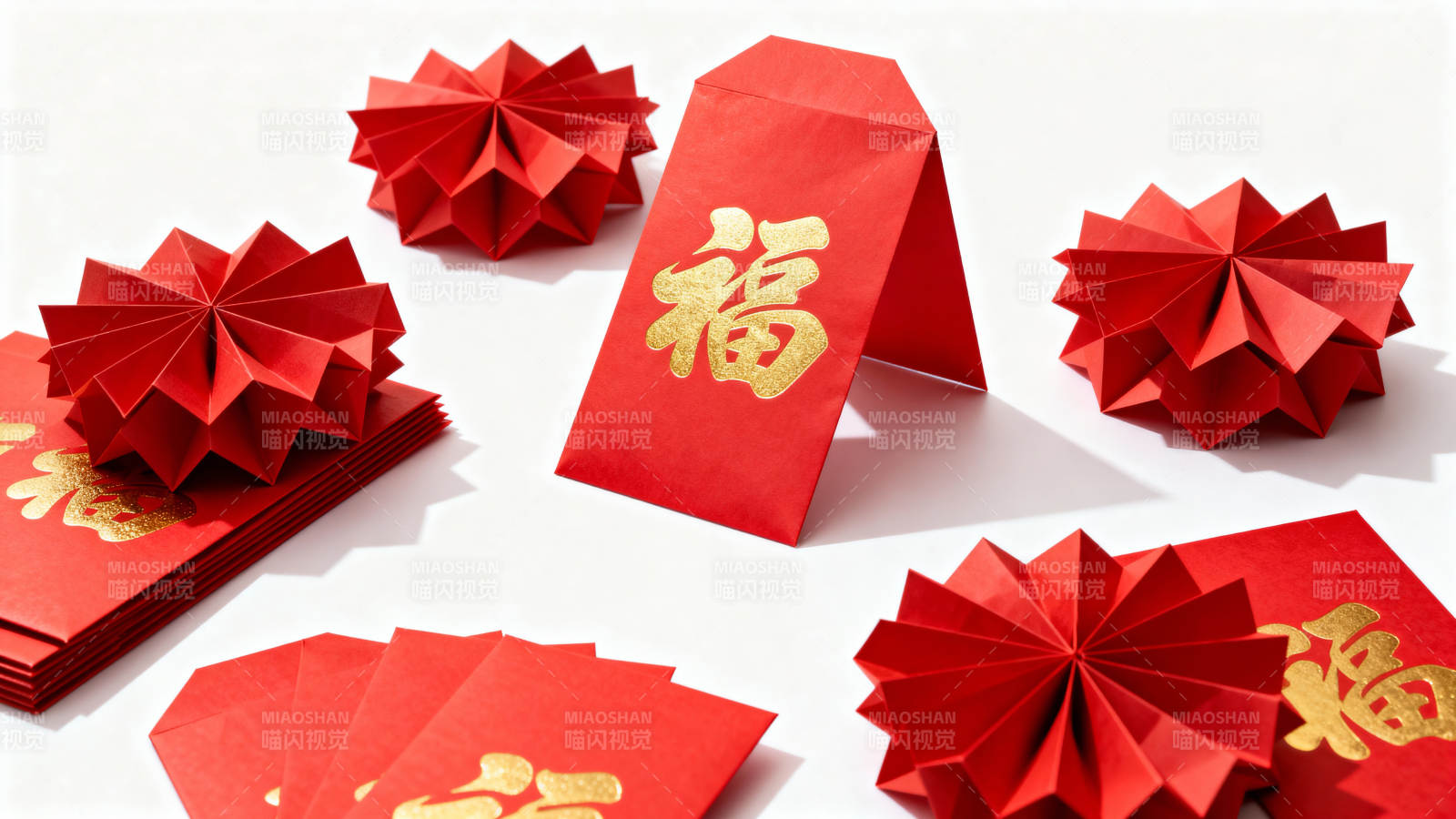 春节红包福字装饰图片