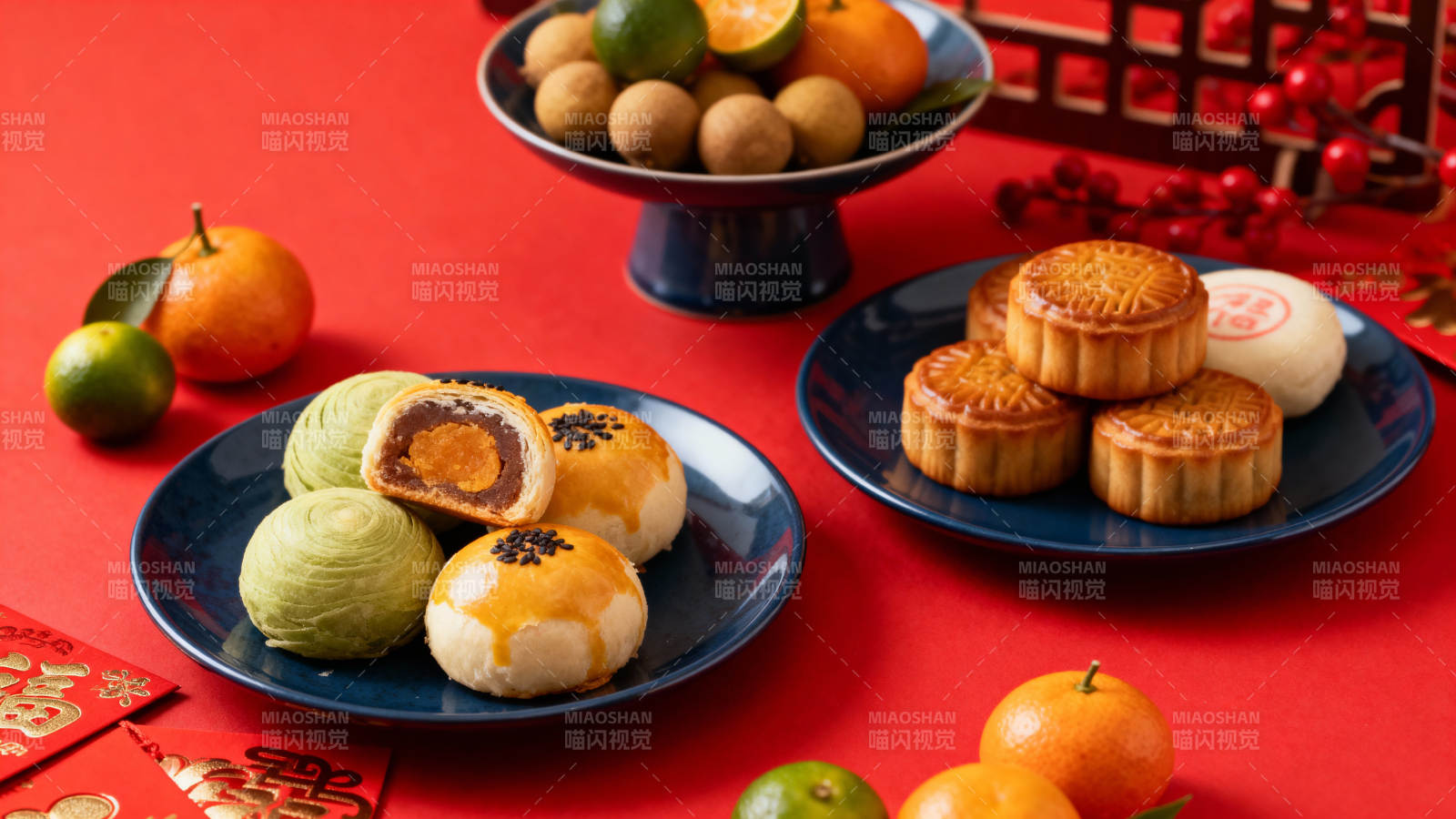 中秋月饼团圆宴图片