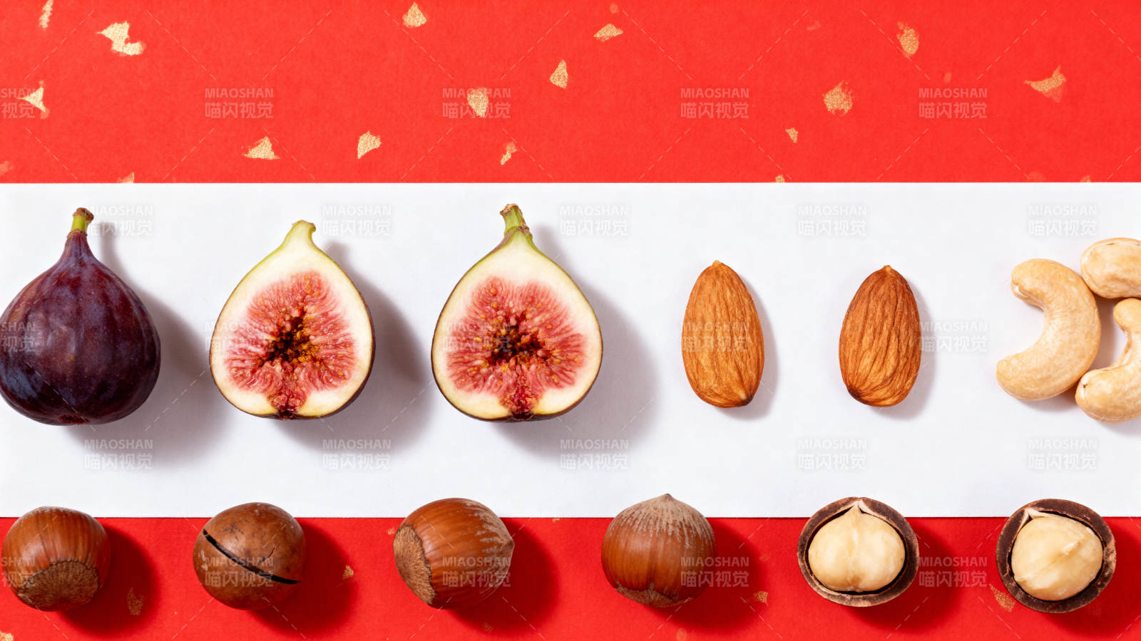 水果坚果拼盘图片