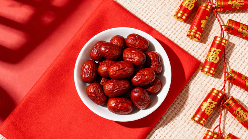 红枣喜庆迎新春图片