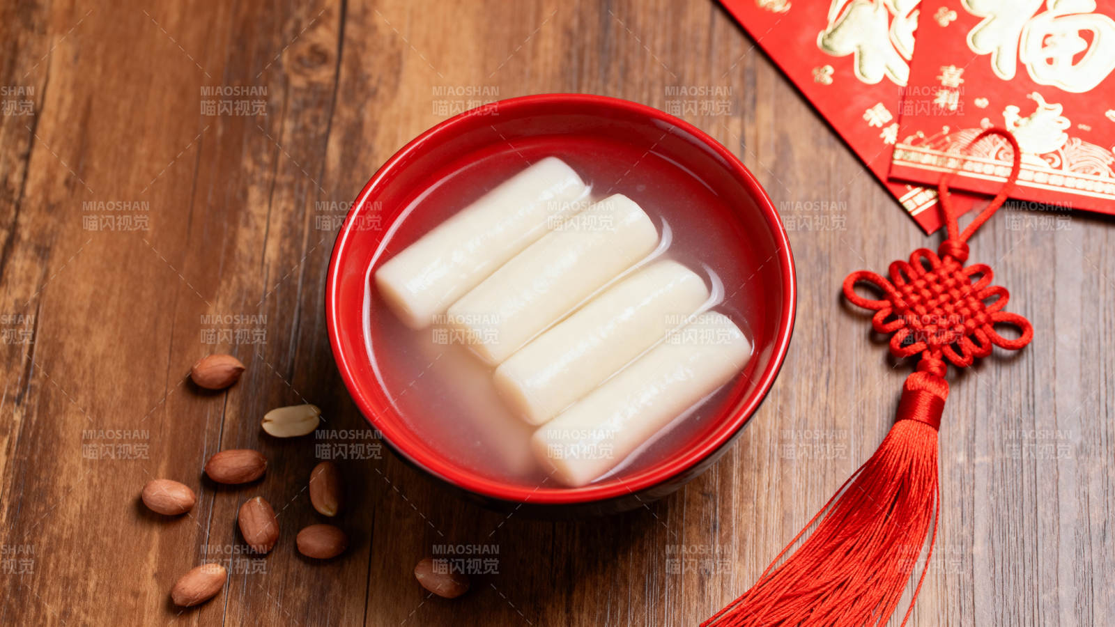 年糕甜汤 喜庆团圆图片