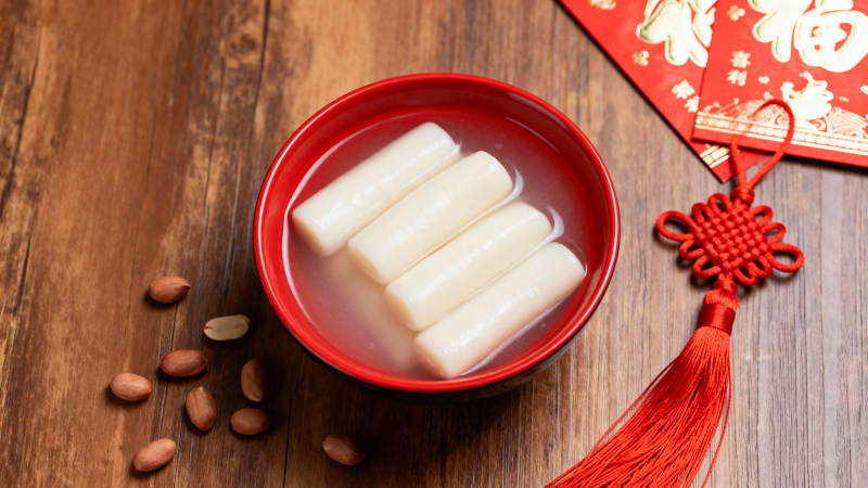 年糕甜汤 喜庆团圆图片
