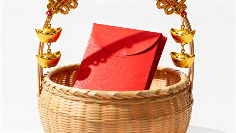 红包金元宝篮图片
