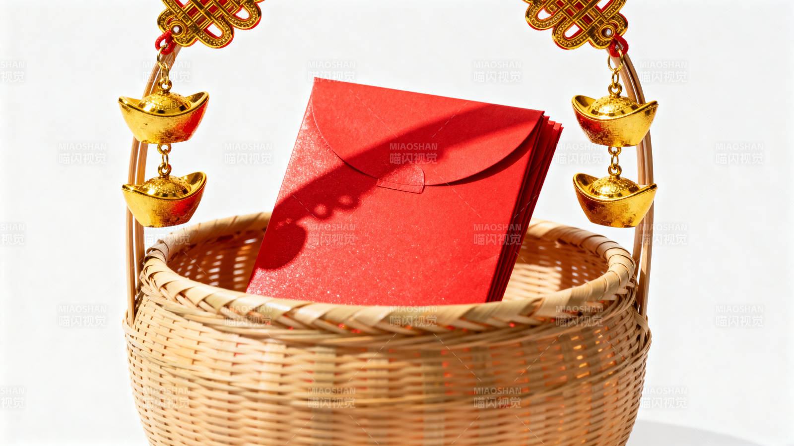 红包金元宝篮图片