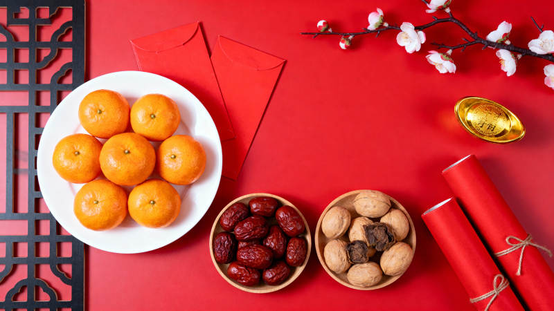 新春佳节吉祥果图片