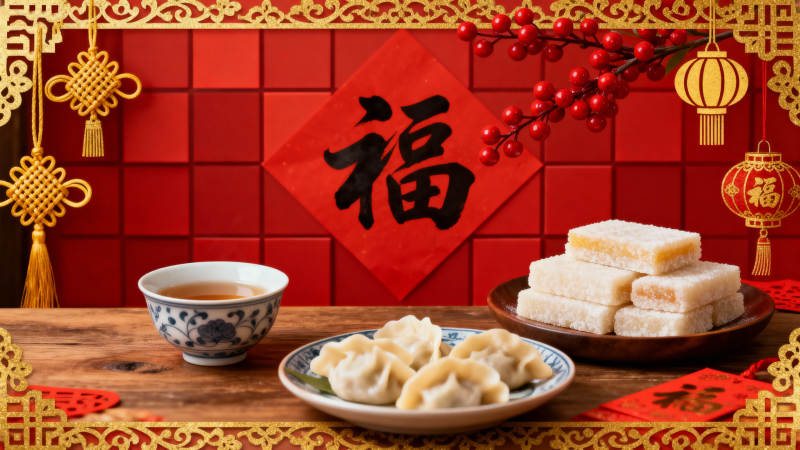 新春佳节美食图图片