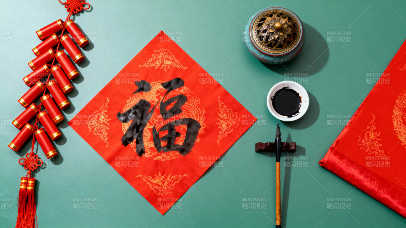 新春福字装饰图片