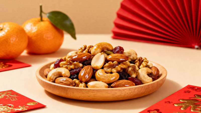 坚果盛宴迎新春图片