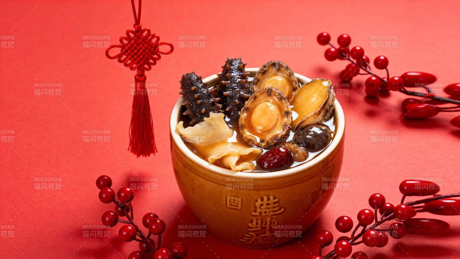 年味海参鲍鱼羹图片