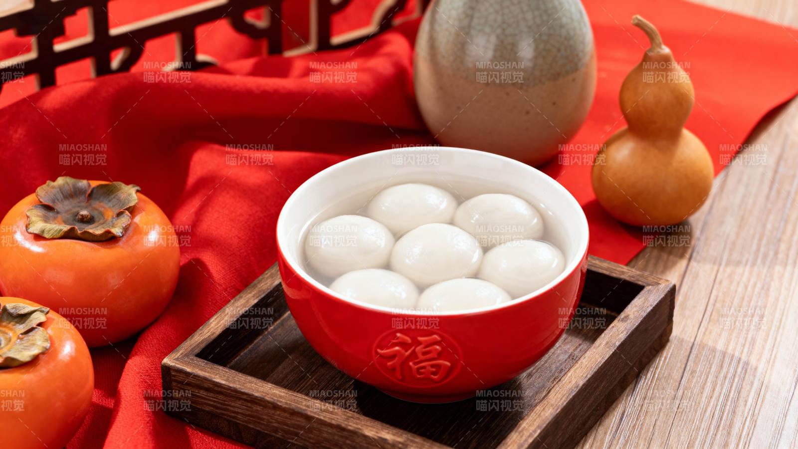 元宵节团圆汤圆图片