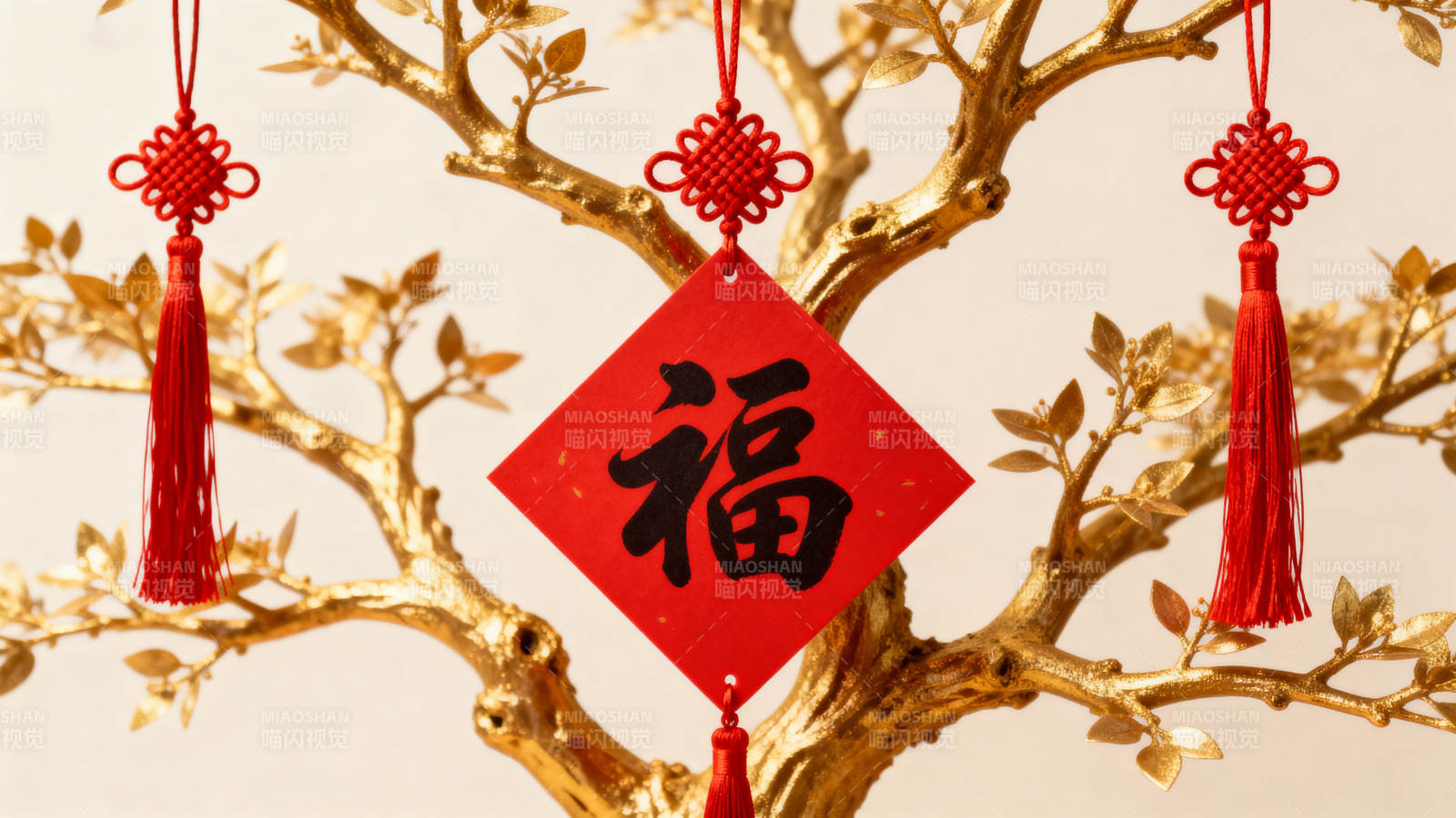 福字挂饰迎新春图片