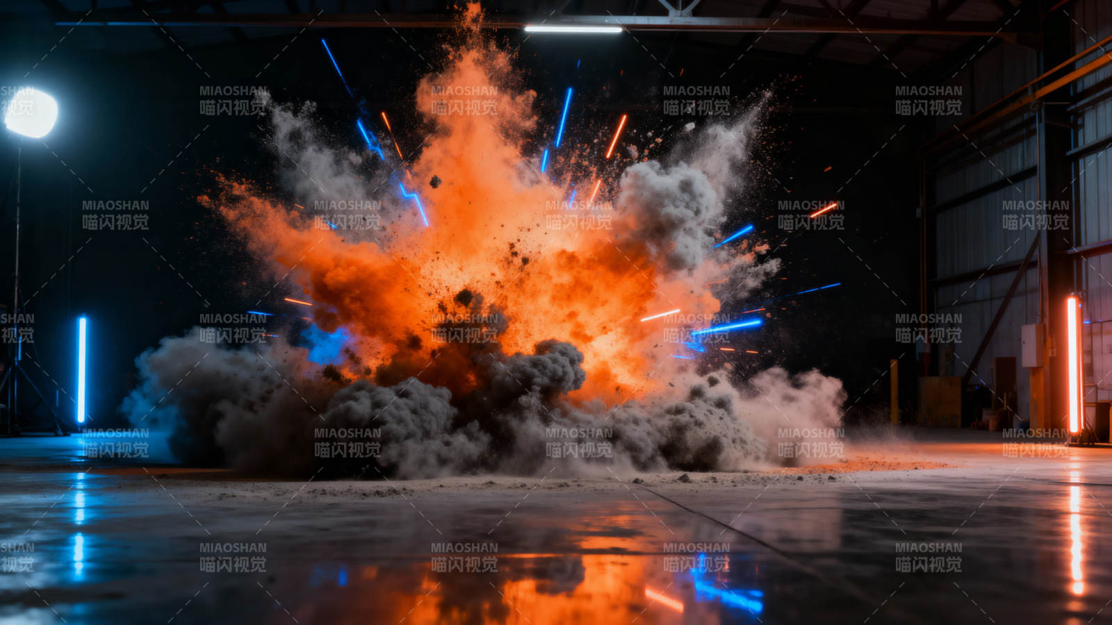 爆炸瞬间 震撼全场图片