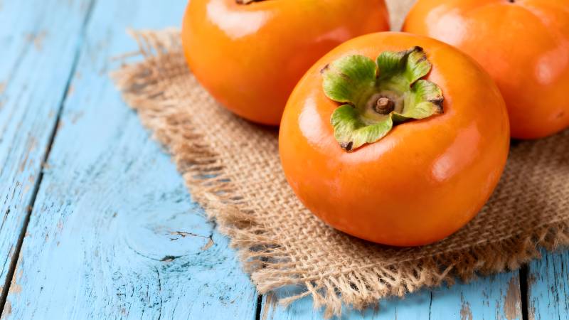 柿子静物图图片