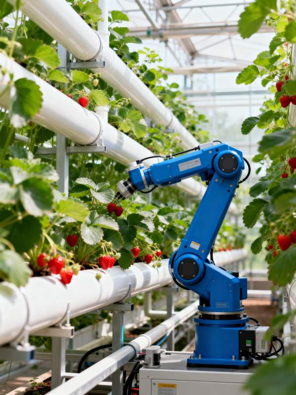 智能采摘草莓机器人图片