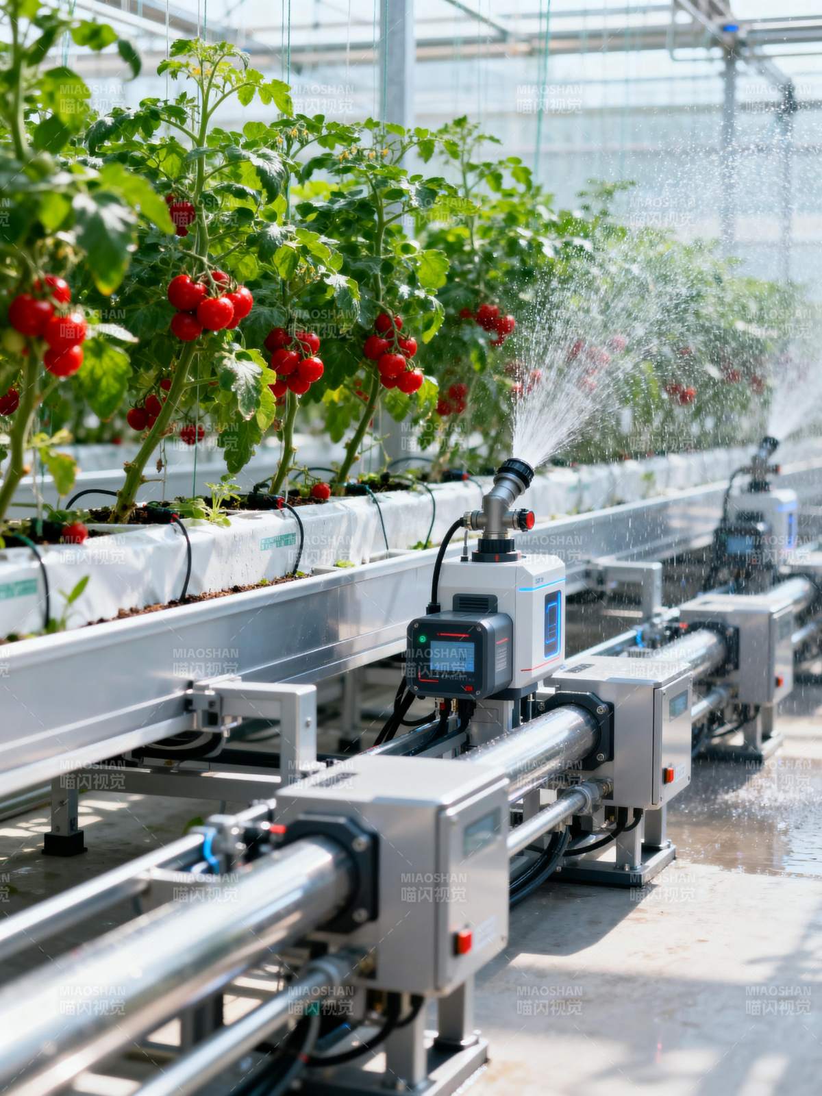 智能温室番茄种植图片