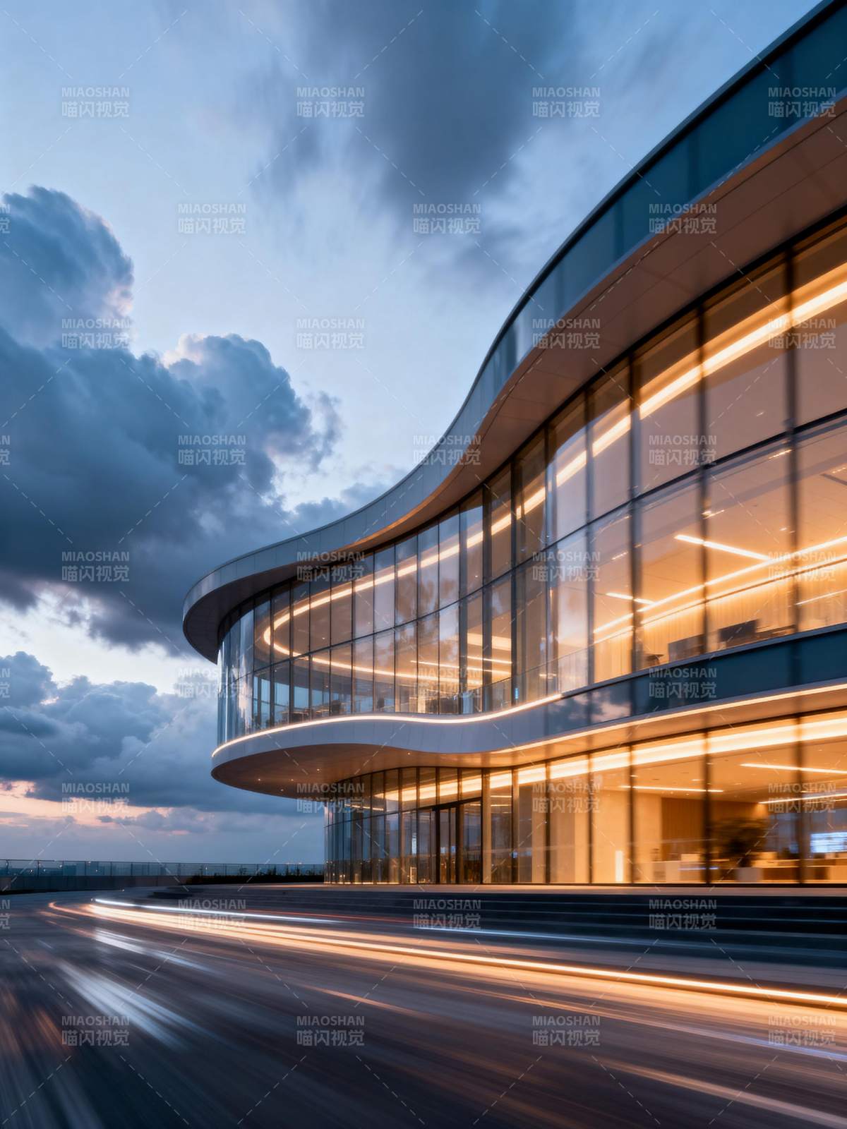 流光曲面建筑图片